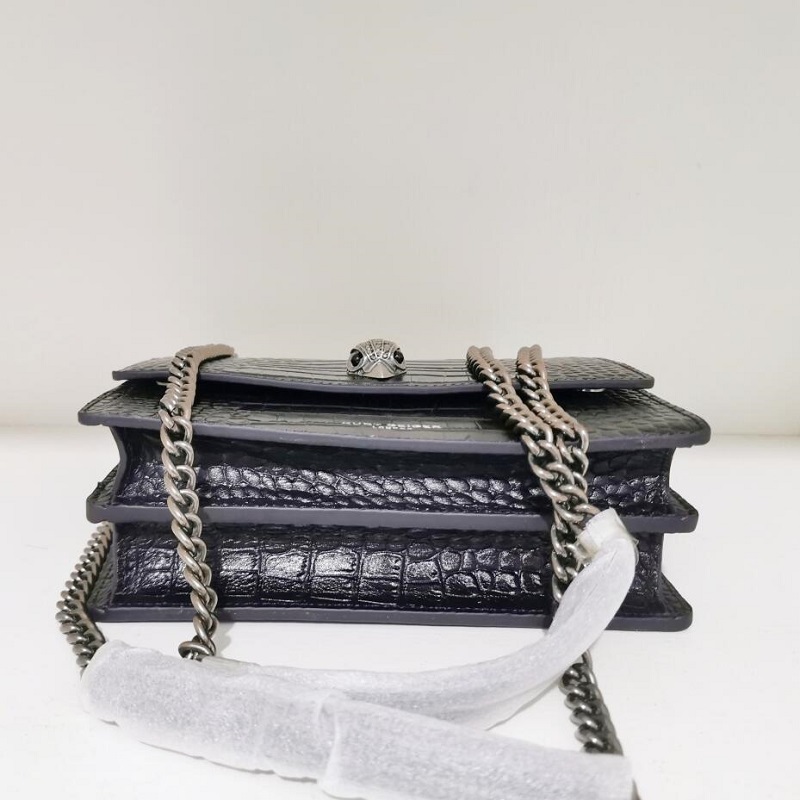2023 New Luxury Design London Classic style One-shoulder Crossbody Messenger Handbag Small Square Bags Genuine Leather Chain Bag