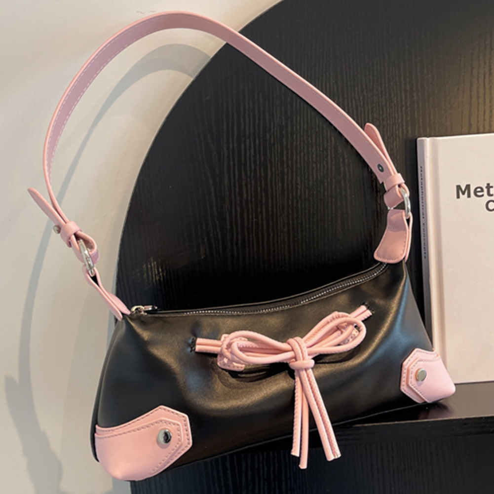 Bow Tie Chic Y2K Handbag for Women Top Handle Bag Brand Purse Trendy Shoulder Bag Girls Luxury Tote Female Shopping Clutch Bag