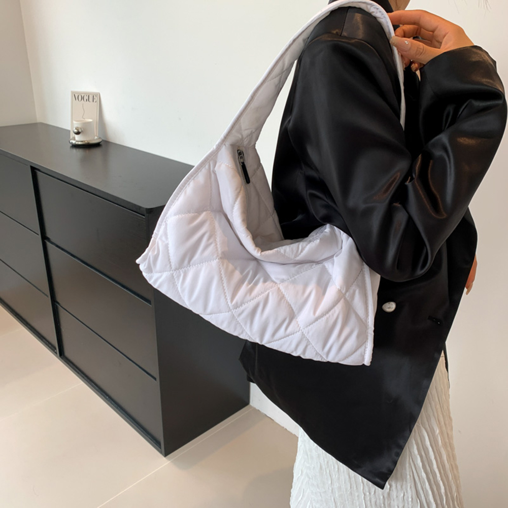 Nylon Tote Bag for Women Luxury Designer Handbags Purse Fashion Autumn Winter Small Shoulder Bag Quilted Padded Top Handle Bag