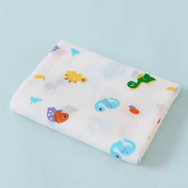 Baby cotton fine cotton swamp receiving blanket bep clothes square breathable and soft suitable for boys and girlsW240810