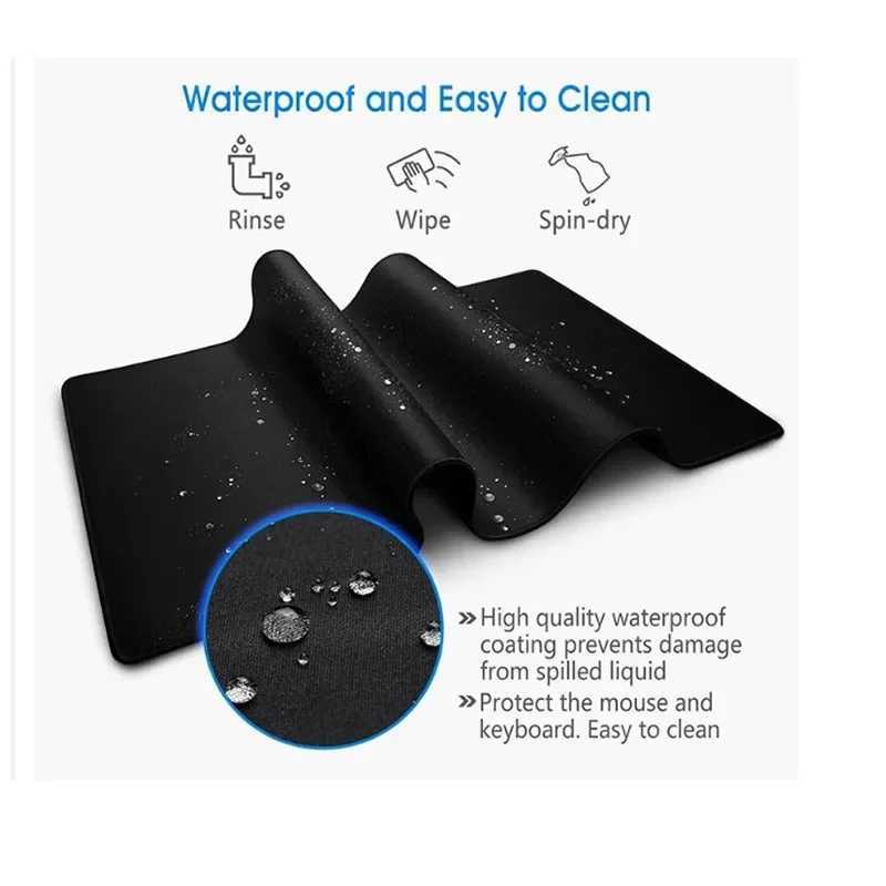 Samurai Warrior Mouse Pad Gamer Computer Accessories Keyboard Table Mat Black Mousepad Company Gaming Laptop Desk Accessory PcM240802