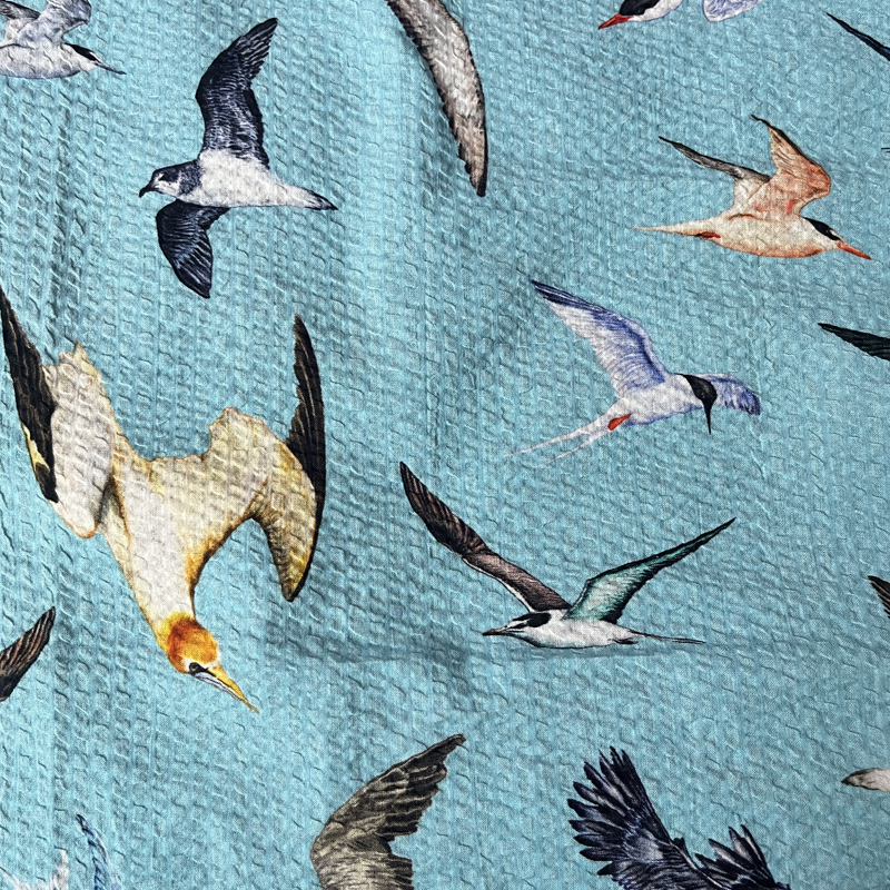 Clothing fabric factory direct supply 60S combed high quality cotton woven salt shrinkage wrinkle digital printing fabrics