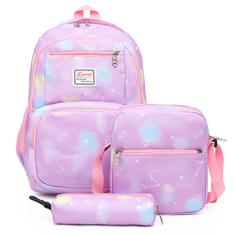 3 pcs/set Floral Printing School Backpack Girl School Bags For Women Girls Bagpacks School Bags Teenage Rucksack school bag sac