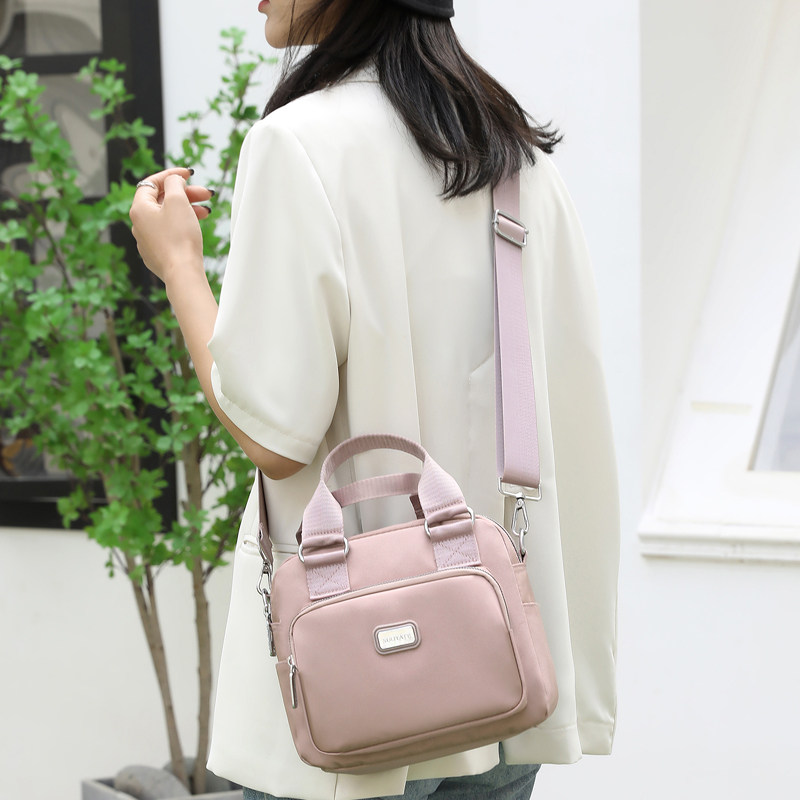 High Quality Women's Shoulder Bag Female Crossbody Bags Nylon Handbags Small messenger bag Girls Phone Satchels Solid color