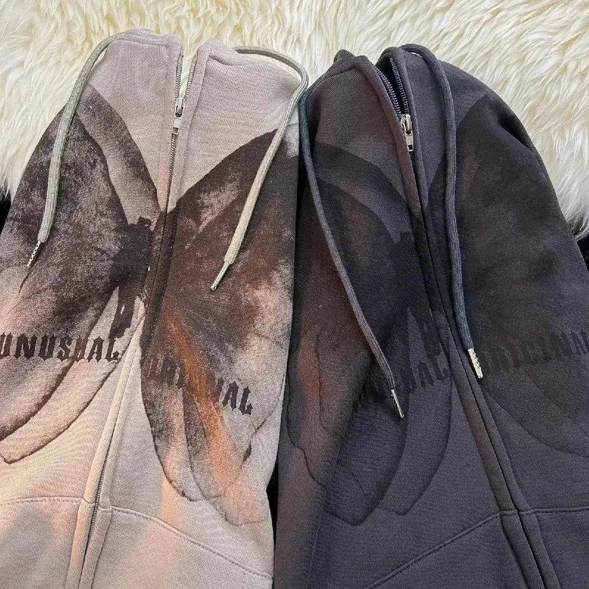 Women Vintage Hoodies Retro Harajuku Hip Hop Jacket High Street Hoodie Casual Loose Sweatshirt Clothes Y2K Tops 240812