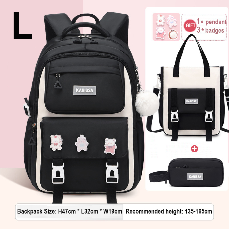 Girls Backpack for Elementary Kids School Bookbag Set Kawaii Children Backpacks for Girls Water Resistant Primary School Bag