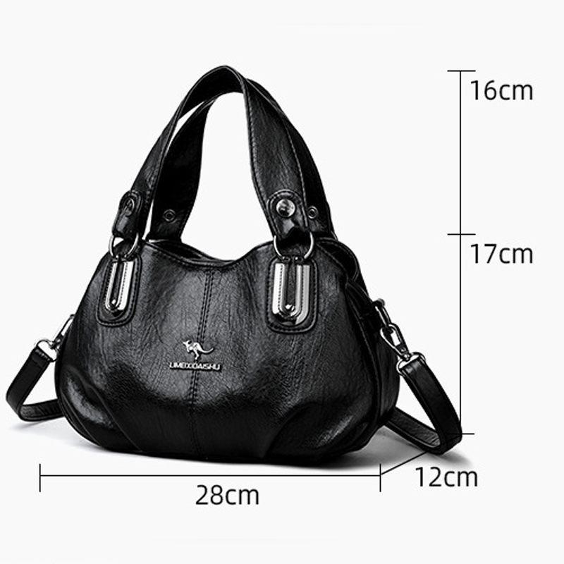 Stylish Leather Crossbody Handbag - Perfect for Everyday Use
