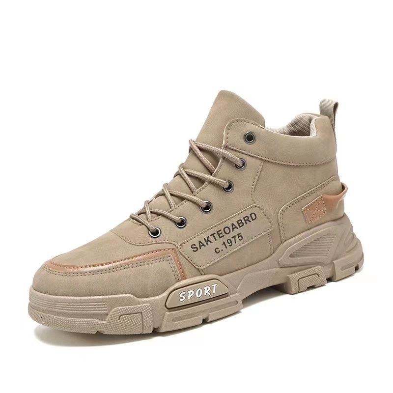 Ddmyoutdoor Winter Plush Martin High Altitude Workwear Men S Korean Version Versatile Thick And Warm Short Boots Cotton For Outdoor Shoes