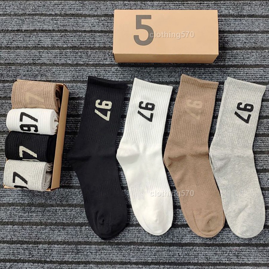 2024 designer socks sport sock summer fashion mens stockings for man White Gray black High Quality Women Men cotton sports Academic style mixed colour stocking top