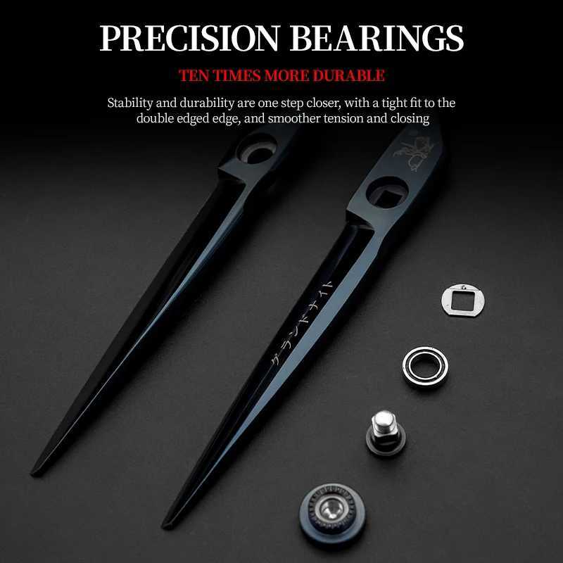 New Arrival Prosee High Quality 6.0-inch Hitachi 440C Steel Blue Coated Titanium Hair Salon Hair Clipper Z241213