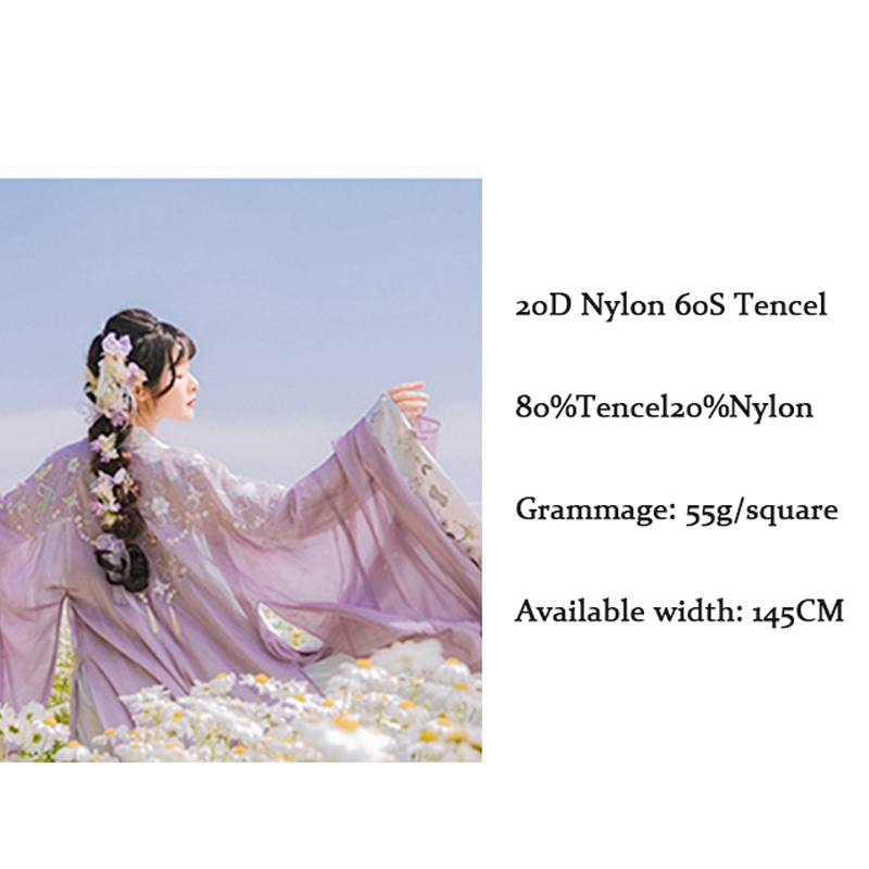 Clothing fabrics manufacturers direct supply brocade tencel interwoven woven fabric twill digital printing fabrics