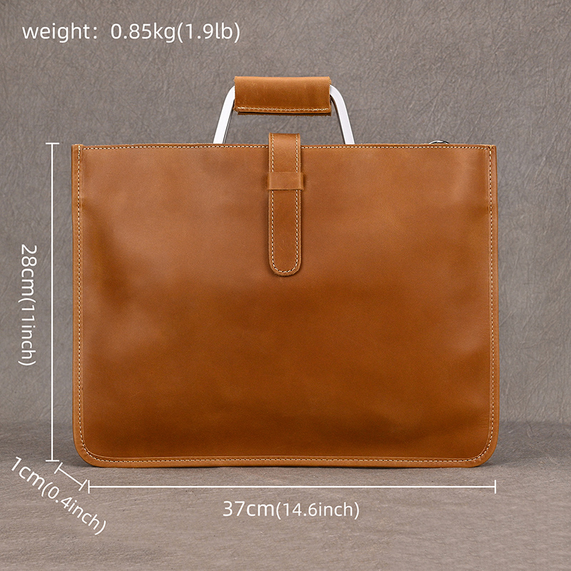 Free Shipping Vintage Style Handbags For Men2025 Designer Slim Briefcase Shoulder Bag Genuine Leather Men's Working Tote Designer Bag Luxury Bag 