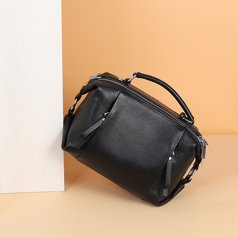 2023 Luxury Women Tote Handbags 100% Genuine Leather Ladies Boston Shoulder Bags High Quality Female Top Handle Messenger Bags