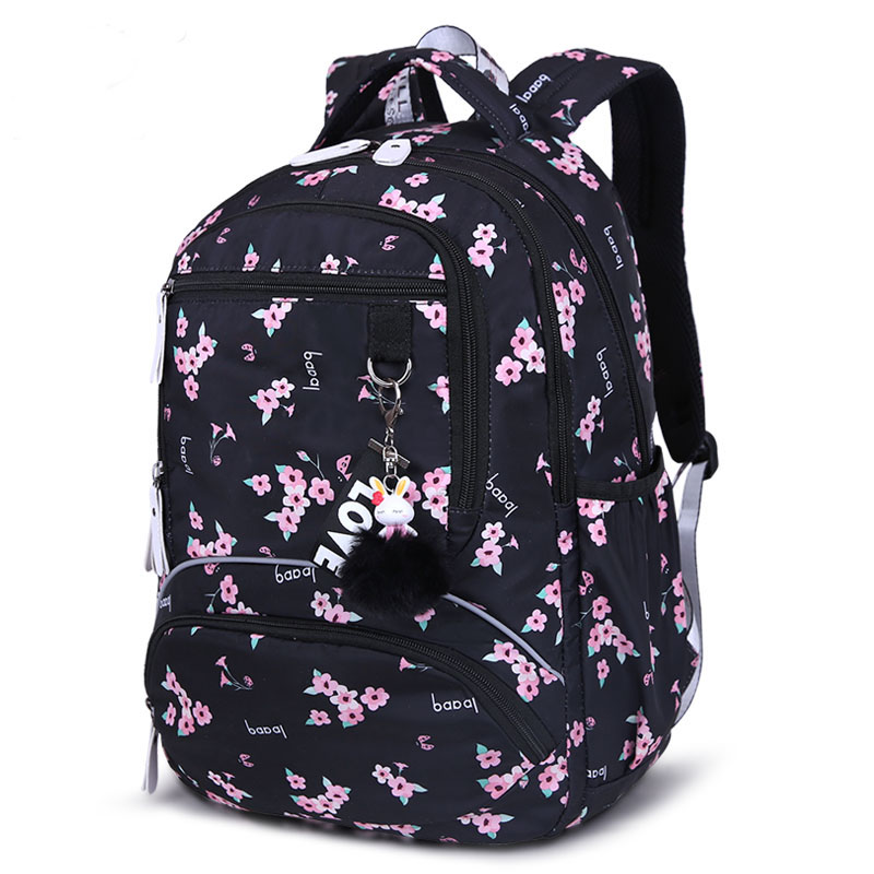 New High Quality Large schoolbag cute Student School Backpack Printed Waterproof primary school book bags for teenage girls kids