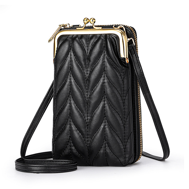 Fashion Women's Bag Soft Leather Wallets Cell Phone Purse Messenger Bags of Women Strap Handbag Female Crossbody Shoulder Bag