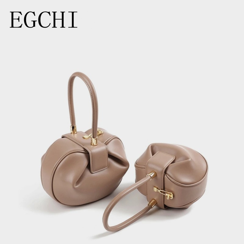 Spherical Soft Handbag Compact Stylish Tote Bag Trendy Design Durable Structure Ideal for Daily Use Evening Events or Special Occasions