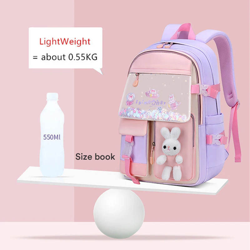 Small Girls Primary School Bag Cute Backpacks For Children Satchel Kawaii Book Bag Kids School Backpack Wholesale Bags