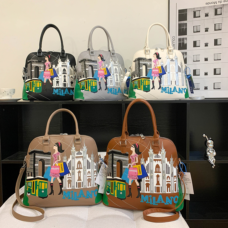 2022 Fashion Cartoon Shoulder Bags for Women Luxury Brand Messenger Bag Cute Purses and Handbags Designer Satchel Large Hobos