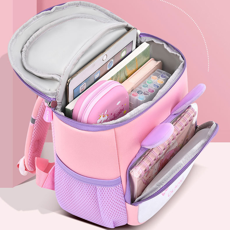 New Brown Bear School Bags for Boys Cute Fox Kids Bag Toddler Children Anti-lost Bookbag Girls Kawaii Backpack Mochila Escolar