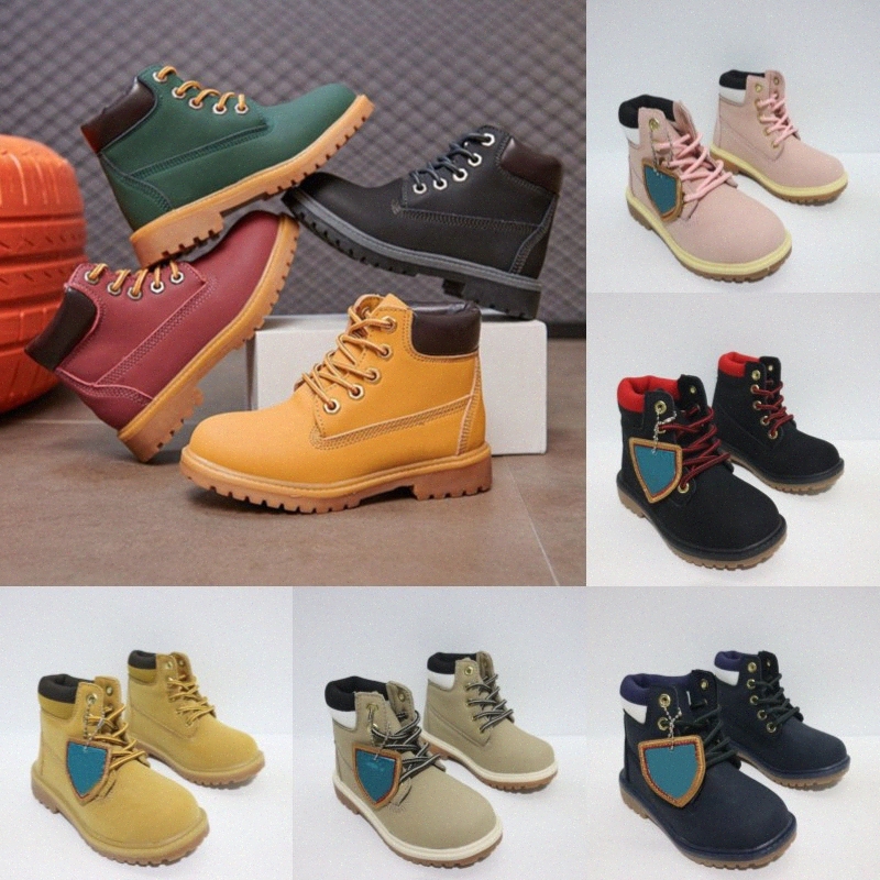 Kids boots Martin boys girls youth boot toddler astro boy Bottom Platform Bootie unified amusement park party oversized boots shoespDtI#
