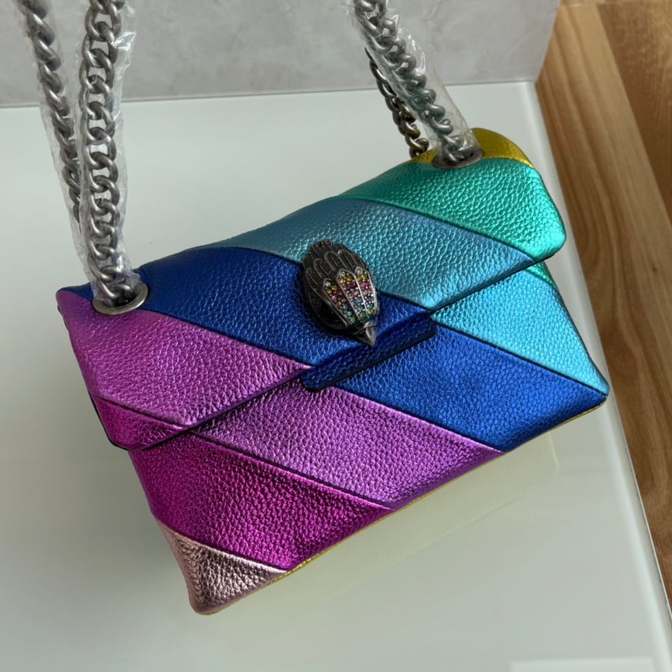 2023 Fashion Rainbow Bag London Luxury Design Women Bags Genuine Leather Chain Bag One-shoulder Crossbody Messenger Handbag