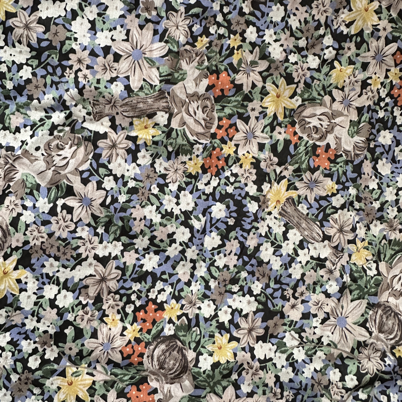 Clothing fabrics factory direct supply 100S combed long-staple cotton cotton high-count high density poplin woven fabric digital printing fabrics