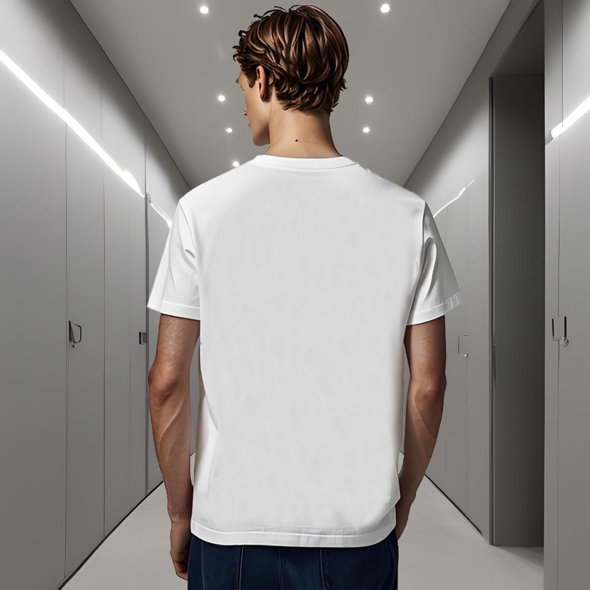 T Shirts Men 230g Pure Cotton hand- Summer Casual O Neck Short Sleeves Graphic Men Tees Free Shipping Cool Polos