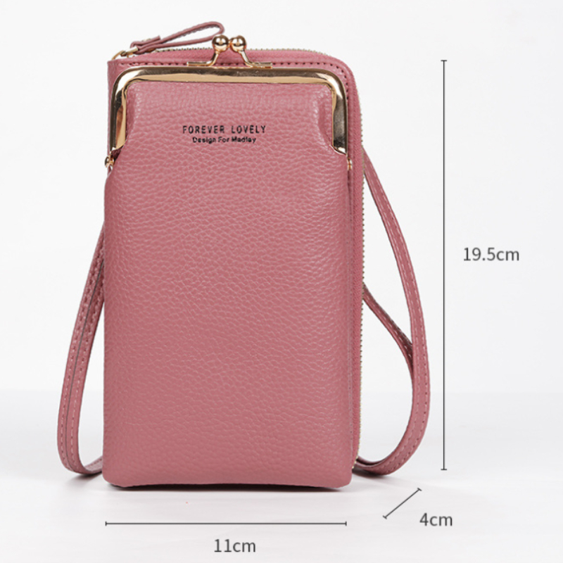 Women's Handbag Cell Phone Purse Shoulder Bag Female Luxury Ladies Wallet Clutch PU Leather Crossbody Bags for Women