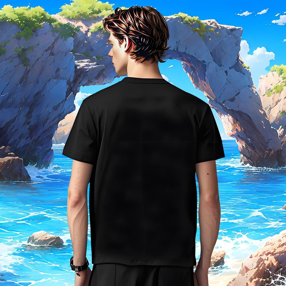 Mens T Shirts 100% Cotton 230g hand- Street Casual Short Sleeve Soft Cartoon Printing L-4XL Men Tees Free Shipping Comfortable Top Tees