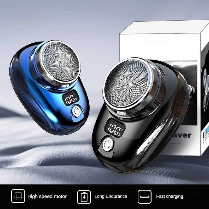 Mini electric travel shaver mens portable pocket shaver beard trimming shaver rechargeable cordless shaver facial shaver W2408025465