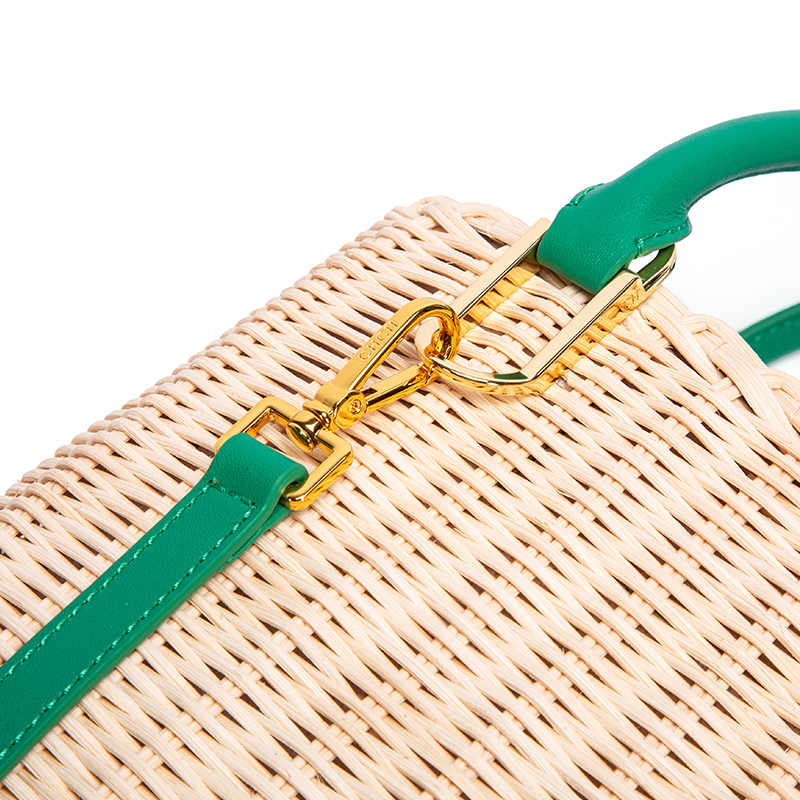 Women's Woven Handbag 2023 Summer New Handwoven Female Bag Leisure Rural Large Capacity Handbag Beach Vacation Handbag