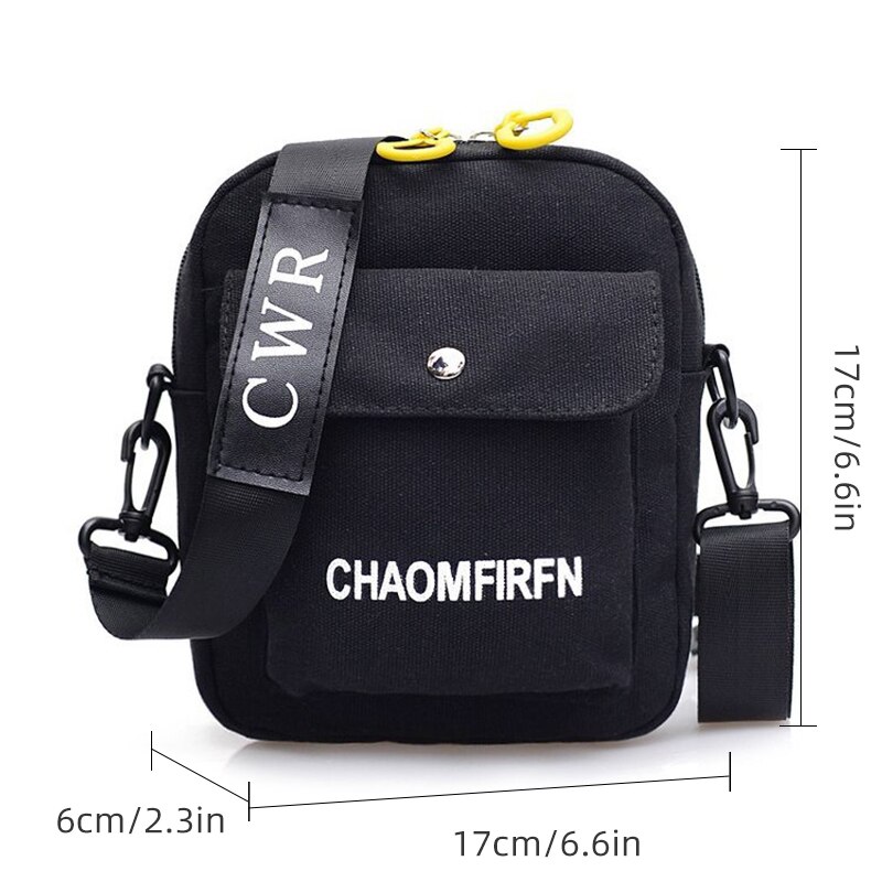 Women Crossbody Bags New Canvas Shoulder Bag Female Small Bag Fashion Students Simple Single Shoulder Fashion Phone Bags