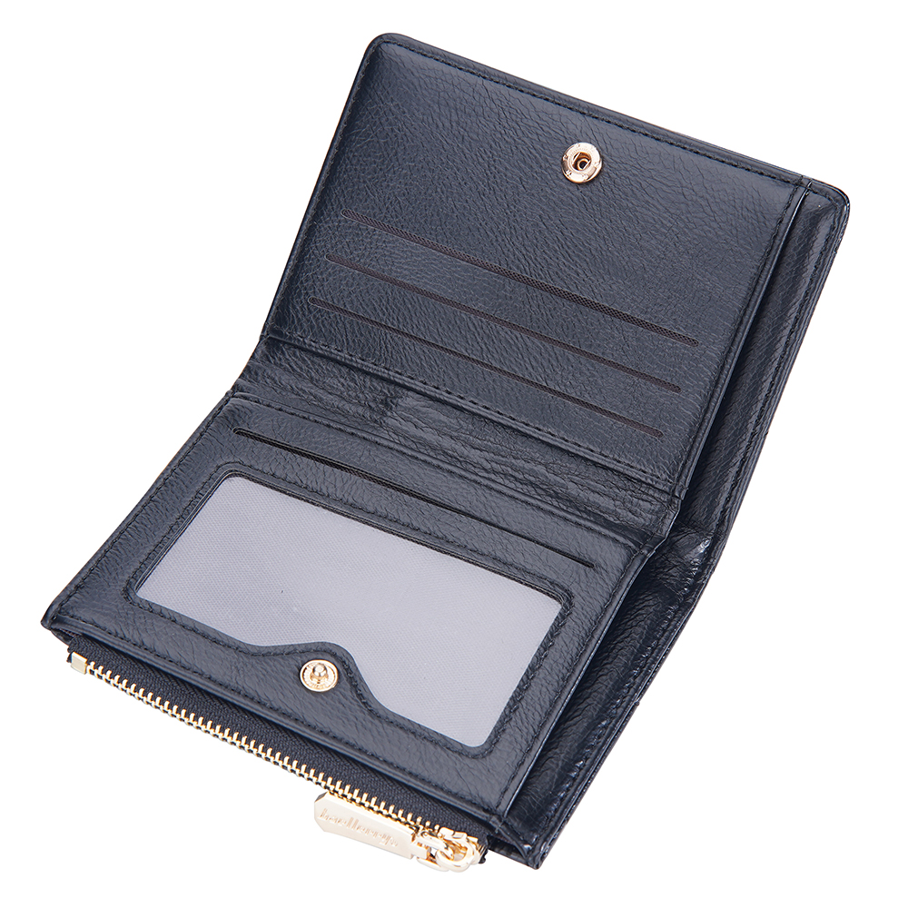 2023 New Women Luxury Brand Wallet Solid ID Holders Fashion Money Purse Zipper Short Small Wallets Multi-Card Bit Women Coin Bag