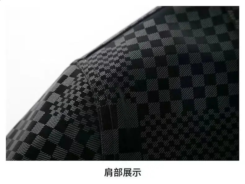 Mens Jacket Autumn Winter Slim Plus Fashion trend Thickened Biker Casual Coat Men plaid Leather Jacket 240822