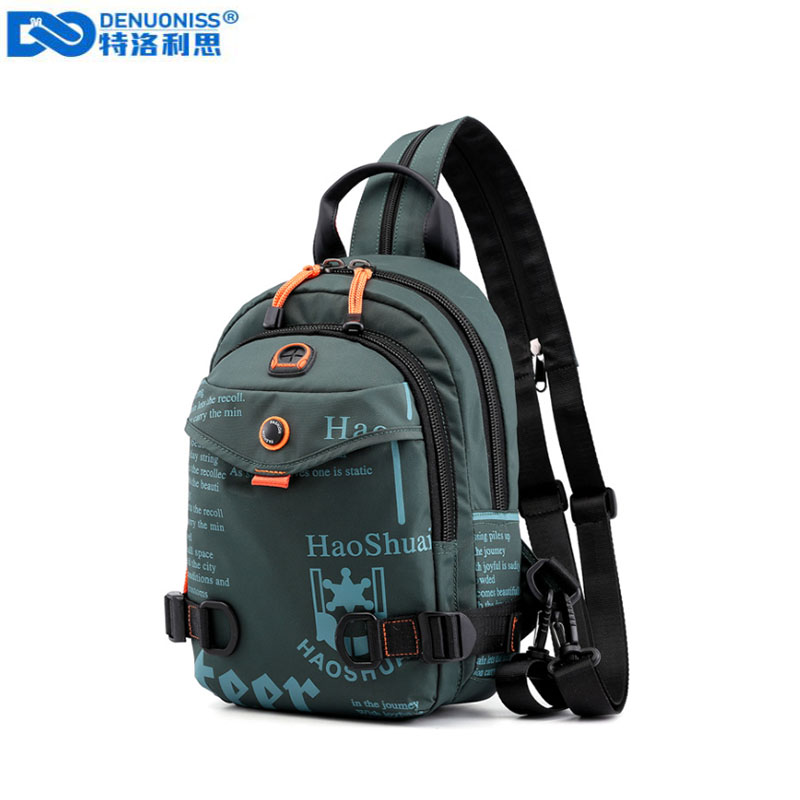 Crossbody Bags for Men Messenger Chest Bag Pack Casual Bag Waterproof Nylon Single Shoulder Strap Pack 2019 New Fashion