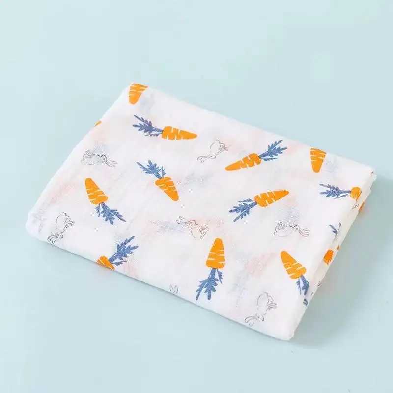 Baby cotton fine cotton swamp receiving blanket bep clothes square breathable and soft suitable for boys and girlsW240810