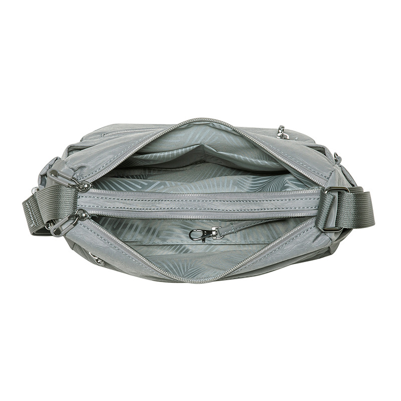 Women Crossbody Bag Handbag Lightweight Shoulder Purse Nylon Multi Pocket Crossbody Bag Ladies Travel Handbag