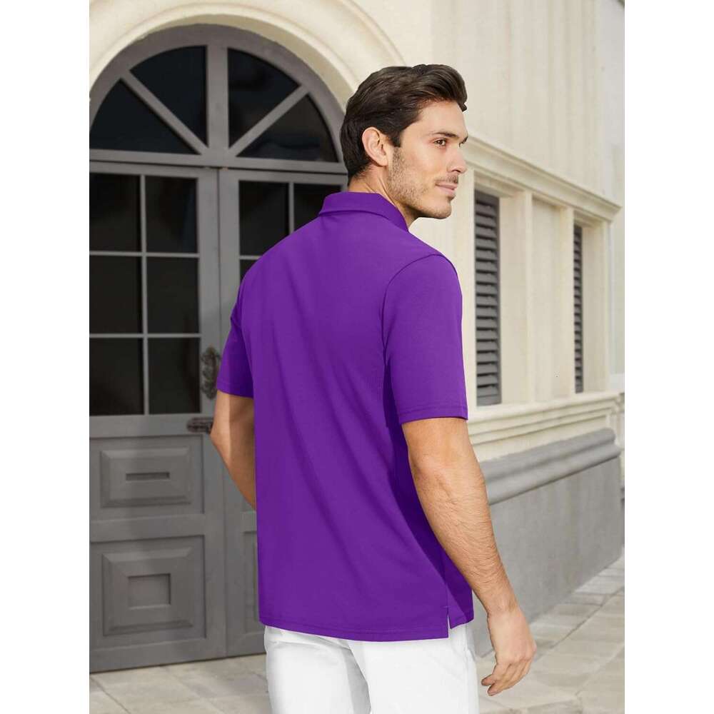 2025S Fashion Designer Mens Polo Shirt Sleeve Golf Collared Shirt Lightweight Work Shirts With Buttons Polos Shirts Tshirt Casual Tops Summer Clothes 