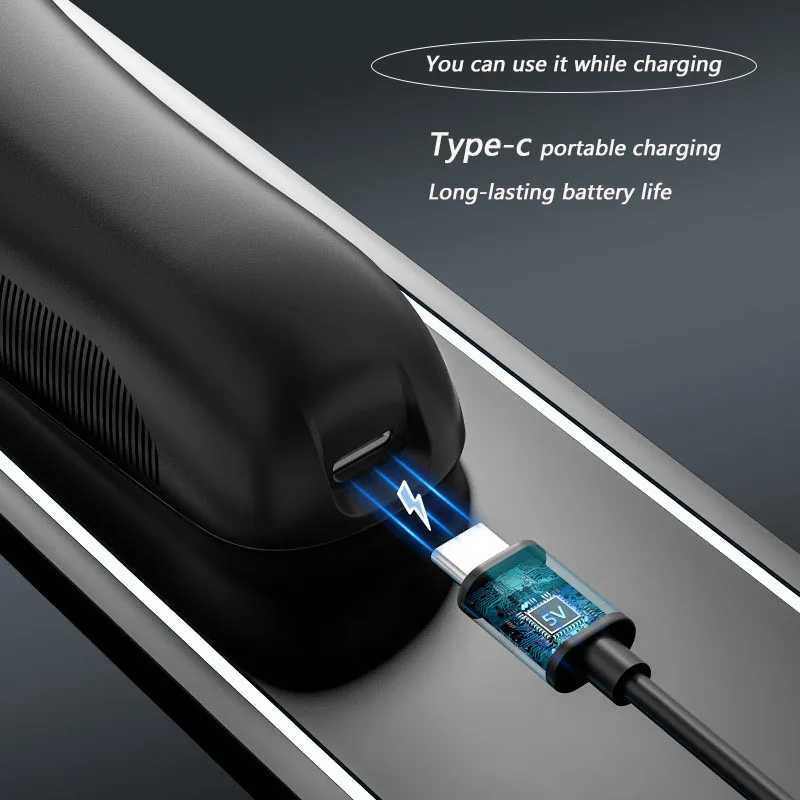 MOTA Electric Shaver Reciprocating High and Low Two-speed Adjustable Shaver Full Body Washable Type-c Rechargeable Shaver W250625