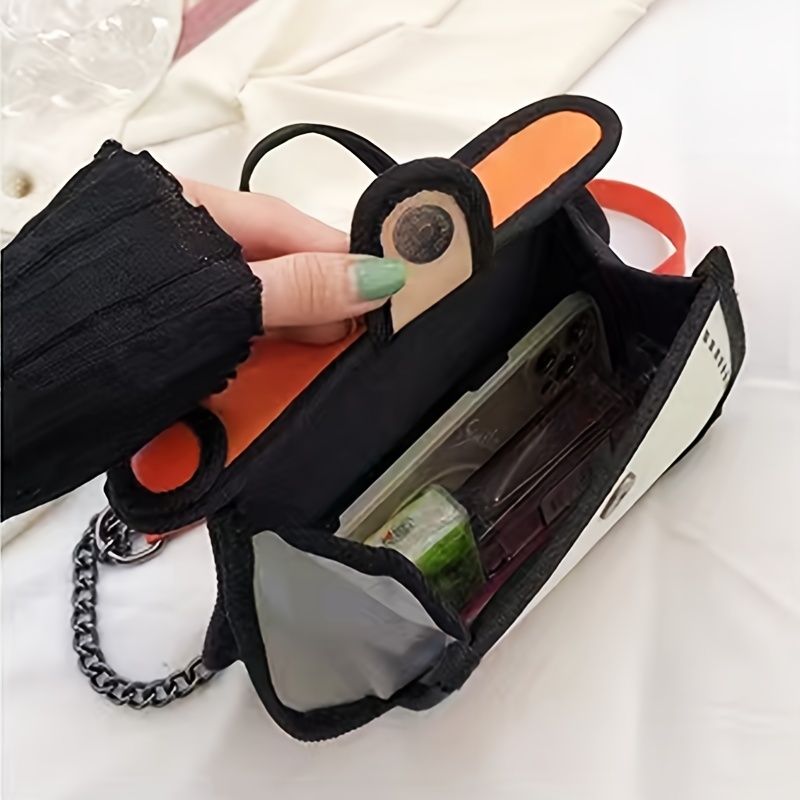 2023 New Anime Two-Dimensional Cartoon Chain Women's Canvas Shoulder Bag Girl Backpack Diagonal Small Bag