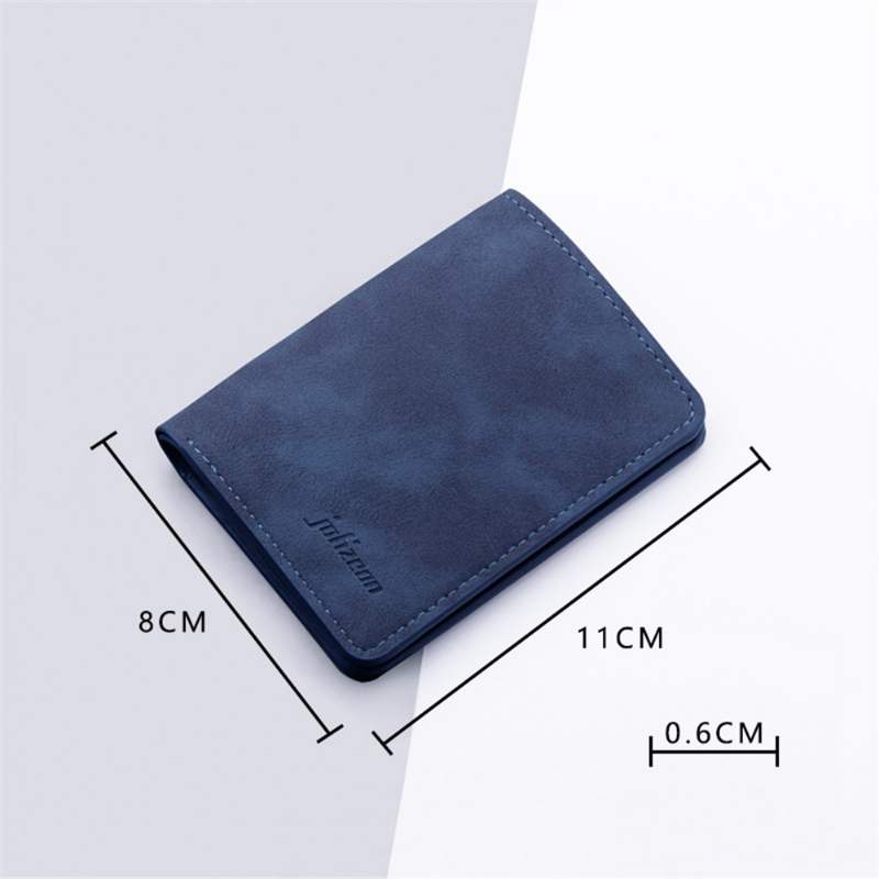 Men/Women Fashion Wallet ID/credit Card Holder Wallet for Men Multi-Card BagHolder Two Fold Small Wallet Black/gray Coin Purse