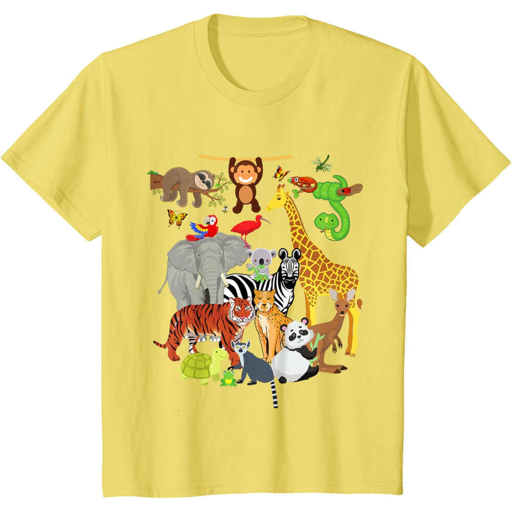 T shirt Mens Wildlife Birthday Party Zoo Day 26 Animals T-Shirt shirts tshirt graphic tee Casual tops summer clothes Short sleeve Free shipping