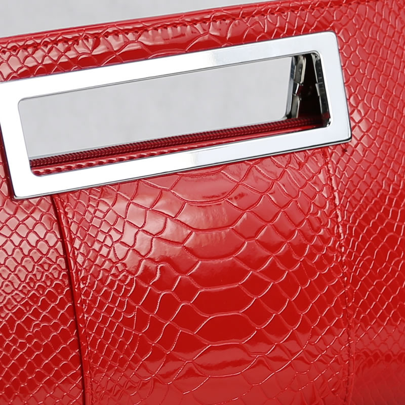 New High Quality Simple Women Tote Bag Crocodile Pattern Fashion Elegant PU Leather Shoulder Bag Party Bag Small Ladies Handbag
