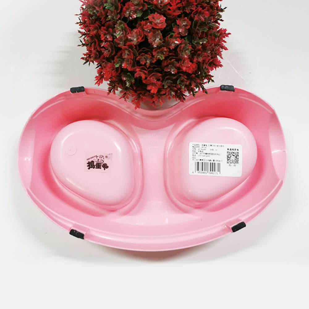 Mischievous pet double water feeding dog food bowl cat supplies