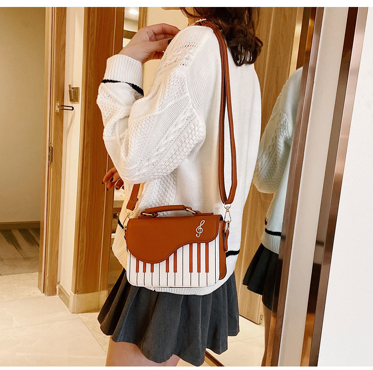 Cute Piano Shaped Purses and Handbag Shoulder Bag for Women Novelty Girls Crossbody Bag Female Party Clutch Kawaii Small Purse