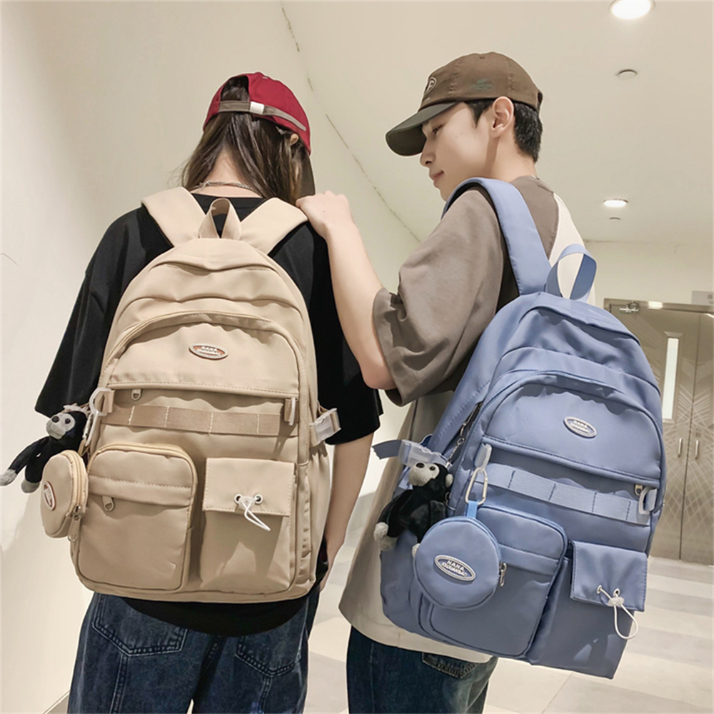 Trendy Lady Nylon Green Waterproof School Backpack Fashion Women Cute Girl Laptop Book Bag Female Travel College Backpack Bolsos