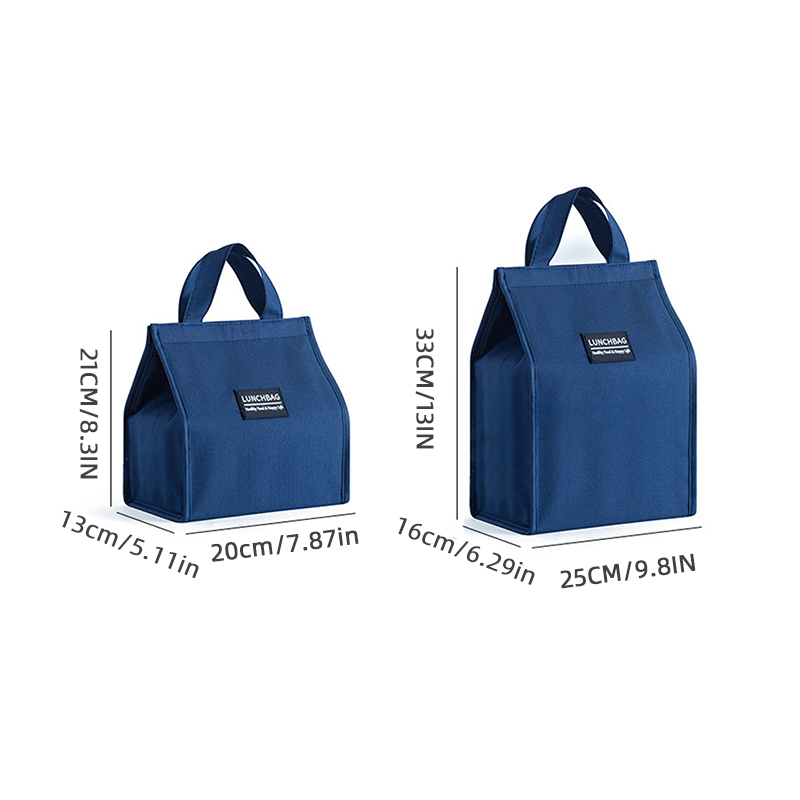 DHwanglijia Portable Oxford Bags Fresh Cooler Pouch For Office Students Convenient designer bag Lunch Box Tote Couples Blue Pink Food Container Bag