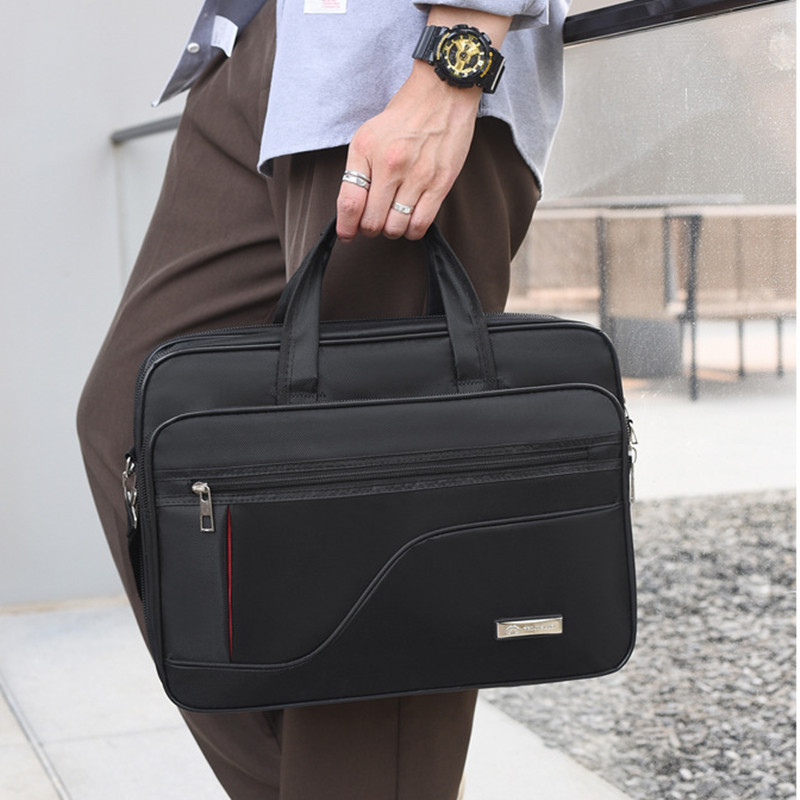 New Business Men's Briefcase 15.6" Laptop Bag Large Capacity Handbag Fashion Male Shoulder Messenger Bag
