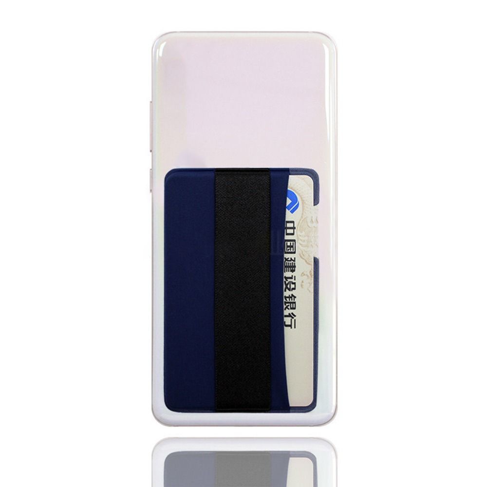 2Pcs Fashion Wallet Case Pocket Phone Back Card Holder Business Credit Pocket ID Card Holder Phone Pouch