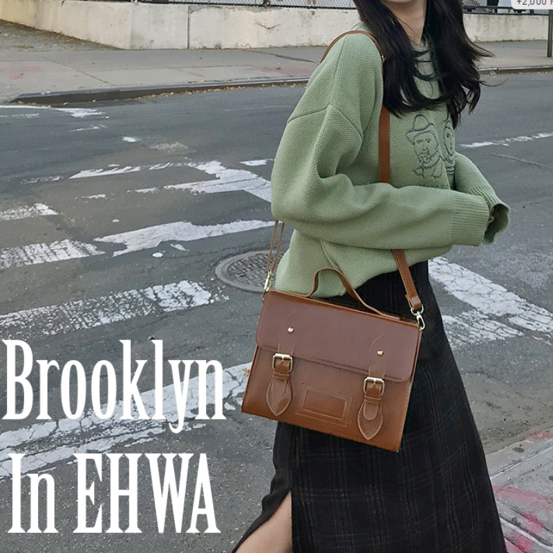Korean version of spring and summer new shoulder crossbody college style handbag retro oil leather women's bag H82#33 ddmy 2c68